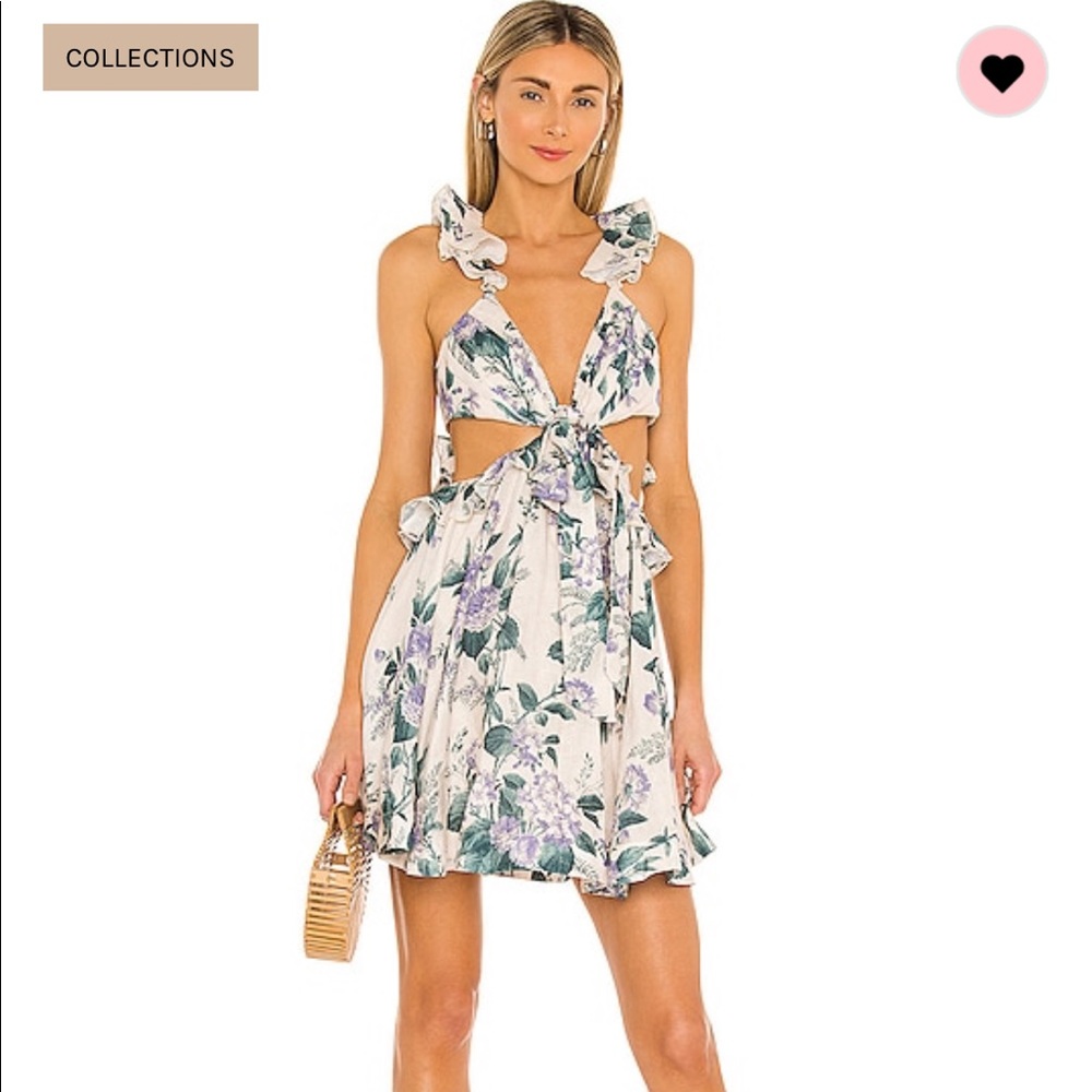 Zimmermann Cassia Ruffle Mini Dress